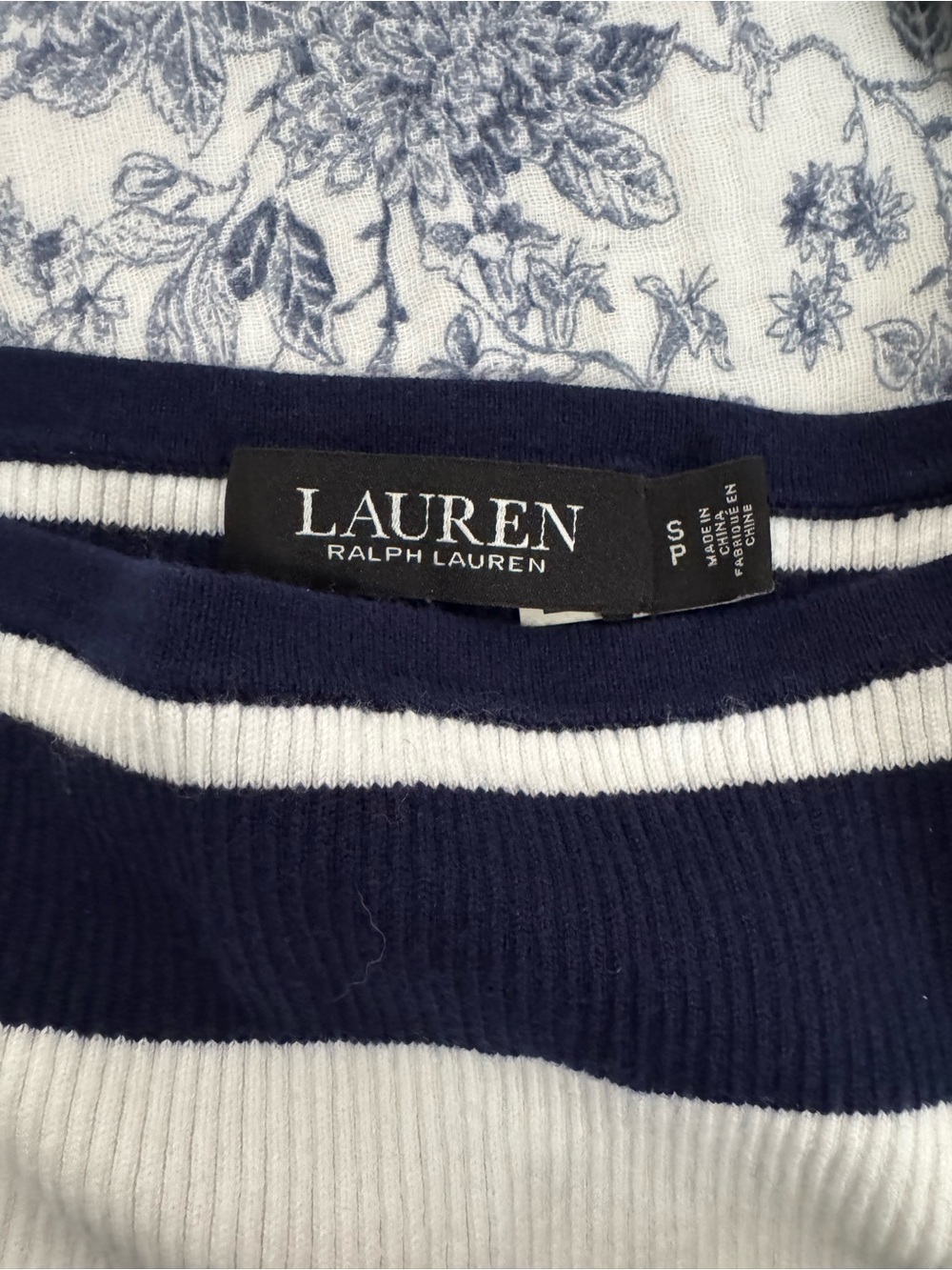 Ralph Lauren Striped Cotton Blend Dress Size Small - Picture 6 of 8